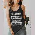 Vintage Historian Shirt History Teacher Co Retro WW2 History Teacher Flowy Tank, funny design