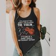 Violin Player Costume For Men Women Violin Teacher Violinist Flowy Tank, funny design Violin Player Costume For Men Women Violin Teacher Violinist Flowy Tank, funny design
