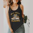 Wild About Reading Tiger For Teachers & Students Flowy Tank, funny design
