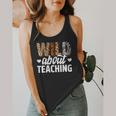 Wild About Teaching Teacher Teaching Back To School Flowy Tank, funny design