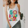 50 Days Of School Teacher Happy 50th Day Of School Kids Flowy Tank, funny design