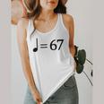 67 Music Meme Slang Musician Kids Music Teacher Flowy Tank, funny design