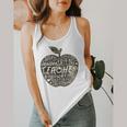 Apple Camoflauge Clothing Camo Student Teacher Cute School Flowy Tank, funny design
