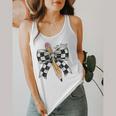 Back To School Hello Fifth Grade Teacher Coquette Pencil Bow Flowy Tank, funny design