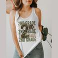 Camo Team 2nd Grade Squad Back To School Teacher Kids Boys Flowy Tank, funny design