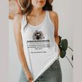 Cat Exhausted Teacher Exhausterwhelmulated Definition Flowy Tank, funny design Cat Exhausted Teacher Exhausterwhelmulated Definition Flowy Tank, funny design