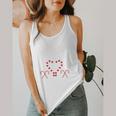 Christmas Candy Cane Work Of Heart Fourth 4th Grade Teacher Flowy Tank, funny design Christmas Candy Cane Work Of Heart Fourth 4th Grade Teacher Flowy Tank, funny design