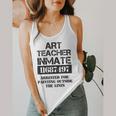 Halloween Art Teacher Prisoner Costume Flowy Tank, funny design Halloween Art Teacher Prisoner Costume Flowy Tank, funny design