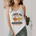 Halloween Teacher I Teach The Cutest Pumpkins In The Patch Flowy Tank, funny design