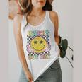 Happy Dot Day Hippie Flowers Smile Face Groovy Teacher Kids Flowy Tank, funny design Happy Dot Day Hippie Flowers Smile Face Groovy Teacher Kids Flowy Tank, funny design
