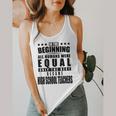 High School Teacher Personalized Flowy Tank, funny design