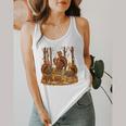 Librarian Turkey Reading Book Fall Thanksgiving Teacher Book Flowy Tank, funny design Librarian Turkey Reading Book Fall Thanksgiving Teacher Book Flowy Tank, funny design
