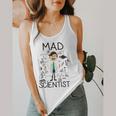 Mad Scientist Shirt Kids Boys Youth Science Teacher Flowy Tank, funny design