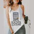 Math Teacher Costume Tshirt Halloween High School Calculator Flowy Tank, funny design Math Teacher Costume Tshirt Halloween High School Calculator Flowy Tank, funny design