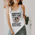 Newtons First Law Physics Jokes Science Teacher Flowy Tank, funny design Newtons First Law Physics Jokes Science Teacher Flowy Tank, funny design