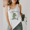 Pre K Grade Teacher Frog Back To School Preschool Flowy Tank, funny design