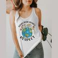 Reduce Reuse Recycle Respect Earth Day Teacher Girl Women Flowy Tank, funny design Reduce Reuse Recycle Respect Earth Day Teacher Girl Women Flowy Tank, funny design