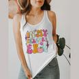Retro Groovy In My Teaching Era Best Teacher Appreciation Flowy Tank, funny design