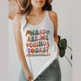 Retro PE Teacher What Are We Doing Today School Coach Women Flowy Tank, funny design Retro PE Teacher What Are We Doing Today School Coach Women Flowy Tank, funny design
