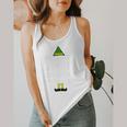 Teacher Christmas Teaching Is My Favorite Flowy Tank, funny design