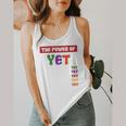 Teacher Growth Mindset Power Of Yet Flowy Tank, funny design Teacher Growth Mindset Power Of Yet Flowy Tank, funny design