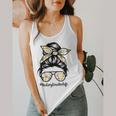 History Teacher Messy Bun Life Hair Glasses Flowy Tank, funny design History Teacher Messy Bun Life Hair Glasses Flowy Tank, funny design