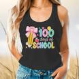 100 Days Of School Preppy 100th Day Of School Teachers Girls Flowy Tank, gift for family, gift for coworker