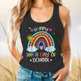 100th Day Of School Rainbow Happy 100 Days Smarter Teacher Flowy Tank, gift for family, gift for coworker