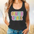 4th Grade Back To School Dalmatian Dots Teacher Student Flowy Tank, gift for family, gift for coworker