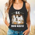 5K Boo Crew Halloween Teacher K5 Floral Ghost Trick Or Teach Flowy Tank, gift for family, gift for coworker