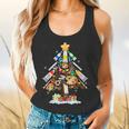 Art Christmas Tree Merry Christmas Artist Art Teacher Flowy Tank, gift for family, gift for coworker