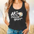 Art Is My Favorite Sport Artist Art Lover Teacher Flowy Tank, gift for family, gift for coworker