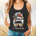 Art Teacher Life Messy Bun Back To School Art Teacher Flowy Tank, gift for family, gift for coworker Art Teacher Life Messy Bun Back To School Art Teacher Flowy Tank, gift for family, gift for coworker