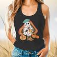 Art Teacher Painting Brushes Retro Pumpkin Ghost Artist Flowy Tank, gift for family, gift for coworker Art Teacher Painting Brushes Retro Pumpkin Ghost Artist Flowy Tank, gift for family, gift for coworker