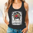 Bleached Teacher Para Life Paraprofessional Cute Messy Bun For Men Women Girls Kids Flowy Tank, gift for family, gift for coworker