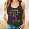 My Broom Broke So Now I Teach Teacher Witch Halloween Flowy Tank, gift for family, gift for coworker My Broom Broke So Now I Teach Teacher Witch Halloween Flowy Tank, gift for family, gift for coworker