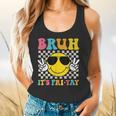 Bruh It's Fri-Yay Friday Weekend Smile Face Teacher Student Flowy Tank, gift for family, gift for coworker