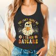 You Can’t Scare Me I Teach Daycare Teacher Halloween Ghost Flowy Tank, gift for family, gift for coworker