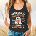 You Can't Scare Me I Teach History Retro Teacher Halloween Flowy Tank, gift for family, gift for coworker