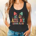 My Cat Ate My Lesson Plans Teacher Sarcastic Flowy Tank, gift for family, gift for coworker My Cat Ate My Lesson Plans Teacher Sarcastic Flowy Tank, gift for family, gift for coworker