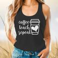Coffee Teach Repeat Women's Misses Plus Size Teacher Flowy Tank, gift for family, gift for coworker