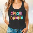 Color Special Education Squad Groovy Dream Team SPED Teacher Flowy Tank, gift for family, gift for coworker
