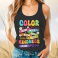 Color The World With Kindness Teachers Back To School Flowy Tank, gift for family, gift for coworker