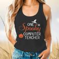 Computer Teacher Halloween Spooky Men Women Kids Flowy Tank, gift for family, gift for coworker