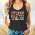 Created By God Chosen By Jesus Called To Be a Teacher Flowy Tank, gift for family, gift for coworker