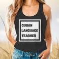 Cuban Language Teacher Flowy Tank, gift for family, gift for coworker