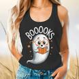Cute Ghost Book Reading Halloween Teacher Flowy Tank, gift for family, gift for coworker Cute Ghost Book Reading Halloween Teacher Flowy Tank, gift for family, gift for coworker