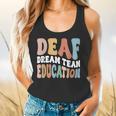 Deaf Dream Team Education Deaf Education Teacher Flowy Tank, gift for family, gift for coworker Deaf Dream Team Education Deaf Education Teacher Flowy Tank, gift for family, gift for coworker