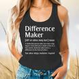 Difference Maker Definition Vintage Teachers Mom Boss Women Flowy Tank, gift for family, gift for coworker