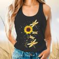 Dragonfly Sunflower Teacher Growth Mindset Choose To Shine Flowy Tank, gift for family, gift for coworker